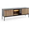 Komodee Mobile TV Laval TV154 Nero/Rovere 154x56x39 cm