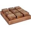 ATMOSPHERA CREATEUR D'INTERIEUR Gioco del tris in legno Oscar 23x23cm