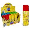 Generico Stelle filanti Spray 90 ml, Confezione da 6 bombolette, Colori Assortiti Blu Rosso Verde Giallo, per Carnevale, Eventi, Feste, Decorazioni
