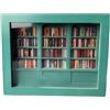 YNPQTDS Anxieties Book Shelf Ornament, Anxietys Bookshelf Shake Away Your Anxieties, Shake Away Anxieties Bookshelf Miniature Book Box Vetrina Armadietto, Legno Colorato Anxietys Bookshelf Toy
