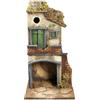 Chianese Casa presepe napoletano artigianale H38 L20 P20 cm