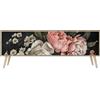 Healancy Biomedical HEALANCY Mobile Porta TV Moderno - Mobile Supporto TV Basso - Credenza con Ante per Soggiorno, Design Contemporaneo, 161x42x38 cm
