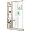 SRDCAIM Divisorio per Ambienti Indipendente, divisorio per Ambienti dal Pavimento al soffitto, divisorio per Ingresso, Camera da Letto, Ufficio, Sala da tè, caffetteria(Khaki,L:120cm/47.2in)