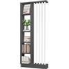 SRDCAIM Divisorio per Ambienti Indipendente, divisorio per Ambienti dal Pavimento al soffitto, divisorio per Ingresso, Camera da Letto, Ufficio, Sala da tè, caffetteria(Gray,L:80cm/31.5in)