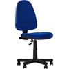 CHAISE-EXPERT sedia dattilo girevole da ufficio, schienale regolabile, sedile regolabile in altezza con pompa gas, braccioli, certificata catas 626