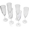 Ikea - Set di 6 bicchieri da champagne SVALKA, 21 cl, altezza 22 cm, lavabile in lavastoviglie