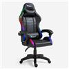 Produce Shop Sedia Poltrona Gaming LED RGB ergonomica Ufficio Cuscino Lombare poggiatesta The Horde