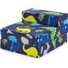 Ready Steady Bed Letto Pieghevole per Bambini Z Letto Singolo | Pouf Letto Pieghevole - Ottimo per Stanza Giochi Cameratta Soggiorno | Letto Richiudibile Singolo Leggero e Comodo (Dino Dark)