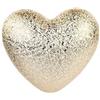 Generic 12 Calamite per creazione bomboniere Stock Lotto Offerta bomboniera (Cuore Porcellana Oro Perlato 4,5cm)