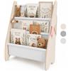 MAMOI® Libreria verticale per bambini, Porta libri in legno naturale, Scaffale librerie bambino, Mobile bambini ana design moderno scandinavo