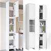 Vicco Mobile bagno alto Emma, Bianco, 30 x 190 cm, combinabile con la serie Emma per l'organizzazione in bagno