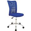 AVANTI TRENDSTORE - Miguel - Sedia da scrivania su rotelle girevole schienale in rete traspirante, regolabile in altezza, sedia girevole per ufficio. Disponibile in diversi colori.