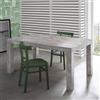 icreo Tavolo allungabile moderno mod BACCO cm160X90x75+40+40*TUTTO MONTATO*GUIDE ROBUSTE finitura cemento