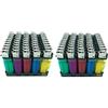 SLS SHOP 100 ACCENDINI Colori E Fantasie Assortiti Box da 50 Non Ricaricabili
