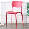 buybuy Sedia Catania Colore Rosso CTN08R Design Moderno Struttura Stabile Seduta Ergonomica