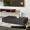 Klaar Design Tavolino Ret, tavolino da salotto, tavolino basso, tavolino da divano cm.90x60x h.15 (Antracite)