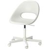 Ikea Sedia girevole MALSKÄR/LOBERGET, bianco