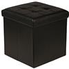 PREZIOSA HOME Pouf Contenitore Panca Baule Ecopelle Arredo Salotto Moderno Pouff