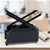 ieLsngai Bricchettatrice per Cartone, Compattatore Carta Manual, Pressa Carta Bricchettatrice per Giornali, Compattatore di Rifiuti Domestici Manuale, 33 x 15 x 13 cm, Nero