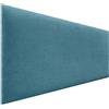 DHOME Testiera Imbottita Liscia in Tessuto Aqualine Altezza 70CM Spessore 4cm e 8cm per Parete Acustica Testiere Fonoassorbenti Letto Camera da Letto (Tessuto Turchese, 160cm, Spessore 8cm)