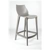 Mahi Mahi - Set 2 Sgabelli Cucina Design Moderno in Polipropilene Colorato - H 66 - Grigio