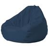 LOVSSU Fodera Per Sedia A Sacco Pouf galleggiante impermeabile for esterni, senza imbottitura, for giardino, spiaggia, campeggio, piscina, poltrona Oxford(Dark blue,D100cm-cover-adults)
