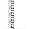 COSTWAY Portabottiglie Vino da Parete, Cantinetta Vino da Parete per 6/9 / 12 Bottiglie, Porta Bottiglie di Vino in Metallo per Cucina, Sala da Pranzo, Cantina, Bar (22 x 13,5 x 145 cm)