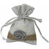 VR VETRINEINRETE Vetrineinrete® Bomboniera Sacchetto Porta Confetti per Anniversario 25 Anni 12 Sacchetti Nozze Argento