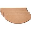 XDKS Pedate per Scale Tappeto 15 Pezzi, Tappetini per Tappetini A Toro 21x55 Cm Tappetini Antiscivolo per Tappetini per Scale Tappetino per Scale per Interni (Cammello)