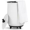 LIFEZEAL 23L Secchio Scaldasalviette Elettrico Bagno, 130℃, Rapido, Tempo e Temperatura Regolabili, Scalda Asciugamani, Salviette, Coperte, Vestiti, con Scatola Profumi, Auto-spegnimento, Nero