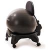 Kikka Active Chair Sedia ergonomica con palla gonfiabile (nero, più)