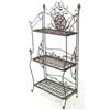 DanDiBo Ambiente Rastrelliera/Mobile a Ripiani Avis Metallo 1844 Ferro battuto Brown 123 Centimetri