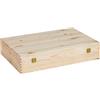 Cassette in legno|6 Bottiglie 750 ml |Misura Interna 33,5X61X9,5 |Custodia/Contenitore Vino/Birra|per Compleanni Matrimoni Eventi Art. TGCOF6