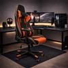 Yellowshop - Sedia Poltrona Gaming Lotus Ergonomica, Reclinabile, Altezza Regolabile, Cuscino Lombare, Comfort e Stile per le Tue Sessioni di Gioco Rosso, Grigio, e Bianco (Rosso)