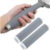 Rusopobe Coperchio per isolamento termico antiscottatura con manico per pentola - Manicotto copertura per manico silicone - Nastro adesivo per manici qualsiasi forma, estrazione automatica(Medium,2pcs)