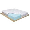 Comprarredo Materasso in Schiuma matrimoniale 160x190 Water Foam Ortopedico ARGENTINA con rivestimento Aloe vera Silver altezza 25cm, Made in Italy