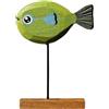 Junterone Statua di Pesce in Legno Decorazioni per La Casa Nordiche Ornamenti di Sculture di Pesce Decorazione per Soggiorno Camera da Letto Ristorante e