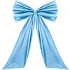 TENVORA Fiocco Grande,Satin Ribbon Bow Decorazioni Fiocco Rosa Grande, for Sfondo, Decorazione da Parete Feste di Compleanno, Gigante, Regalo Appendere(Sky Blue)