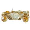 P.Emme Auto d'Epoca con Orologio Gold CRYSTOCRAFT BOMBONIERE Laurea Diploma