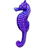 GABY Fish Pillows Cuscino Decorativo a Forma di Pesce Vero, Mini Cavalluccio Marino, Colore: Blu