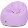 PATCH HOME Patchhome, pouf 2 in 1, imbottito e disponibile in diversi colori e grandezze, ideale per uso in interni ed esterni, Stampa su tela, lilla., 100cm Durchmesser