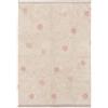 Lorena Canals Tappeto Lavabile in Lavatrice Hippy Dots Naturale - Vintage Nude. 97% cotone 3% altra fibra Base: cotone riciclato -Naturale, Vintage Nude- 120x160cm