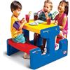 Little Tikes Tavolo da Picnic (Colori Primari) - Fino a 4 Bambini - Per Giocare, Costruire e Fare i Compiti - Colori Primari