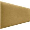 DHOME Testiera Imbottita Liscia in Tessuto Aqualine Altezza 70CM Spessore 4cm e 8cm per Parete Acustica Testiere Fonoassorbenti Letto Camera da Letto (Tessuto Senape, 160cm, Spessore 4cm)