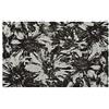 BIANCHERIAWEB Tappeto Salotto Velour Antiscivolo Dis Fior di Loto Colore Nero Suardi 65x110(2Tappeti) Nero