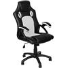 Panorama24 - Sedia da gaming, ergonomica, 9 varianti di colore, braccioli imbottiti, meccanismo basculante, portata fino a 150 kg, certificata TÜV