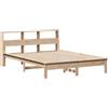 vidaXL Letto Libreria Senza Materasso 120x200cm Legno Massello di Pino, Letto, mobili per Camera da Letto, Letto con Contenitore, Letto Doppio