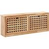 vidaXL Panca con Scarpiera Cassa Solida Robusta Resistente Durevole Pratica Ampia Comoda Utile Baule Conveniente 94x20x38 cm Legno Massello di Noce