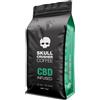 SKULL CRUSHER COFFEE Skull Crusher Infused Ground Coffee con Alta Caffeina - Chicchi di Caffè Macinati 100% Naturali e Torrefatti Scuri Certificati Rainforest Alliance - Attenzione: Il Caffè più Forte al Mondo - 500g