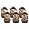 BOXBAR - Sciroppo zero calorie, ideale per la tua colazione, i tuoi snack salutari e dietetici come gelati, granite, yogurt, muffin, pancake o crèpes (6 flaconi, Gianduia)